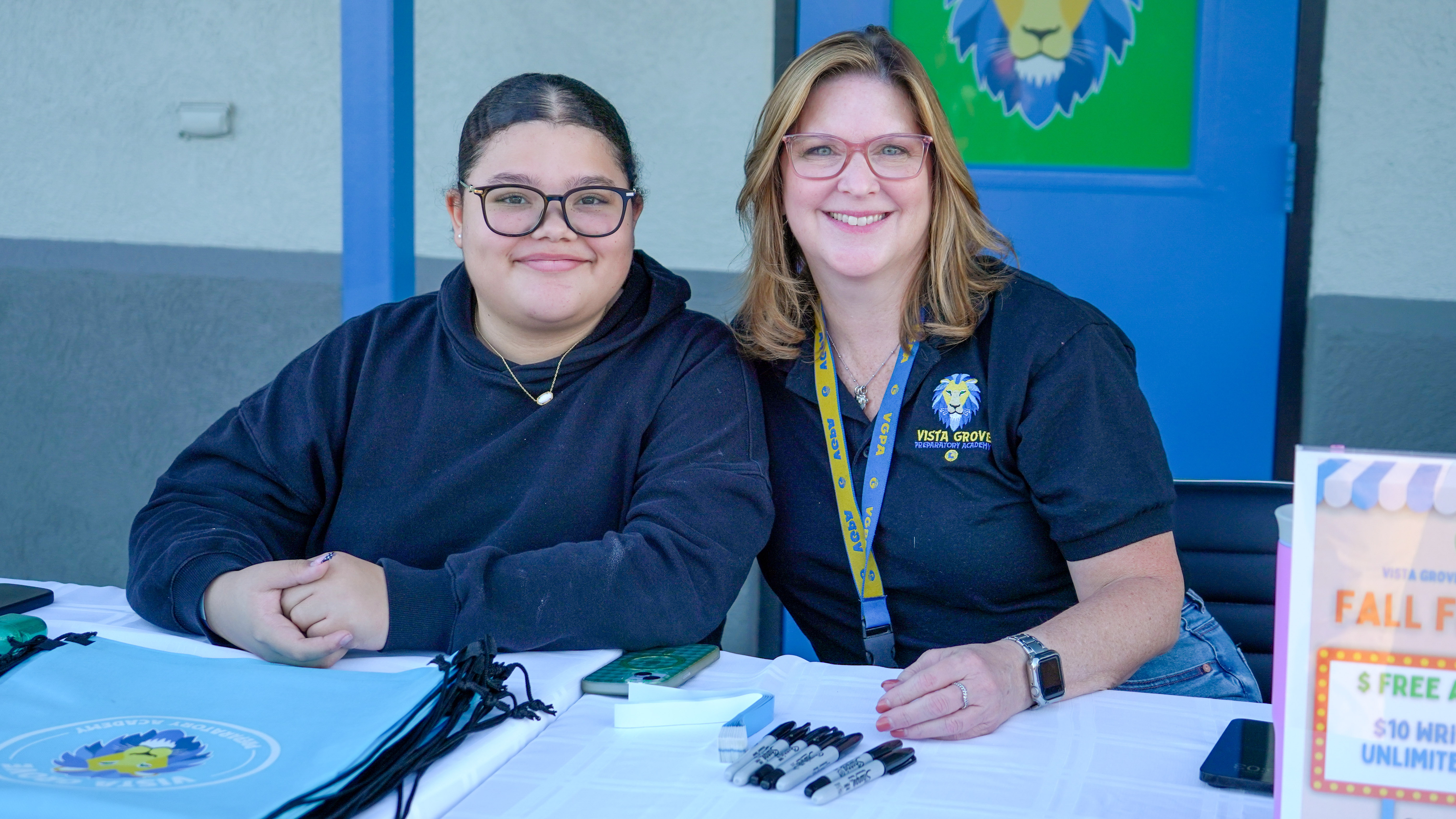 Students participating in Fall Festival